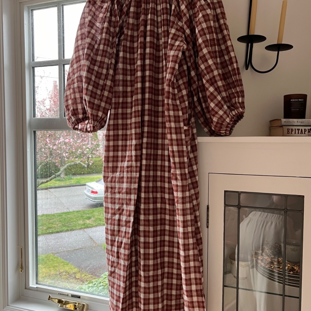 Daughters of India Poet Maxi in Red Clay - XS - Picture 4 of 7